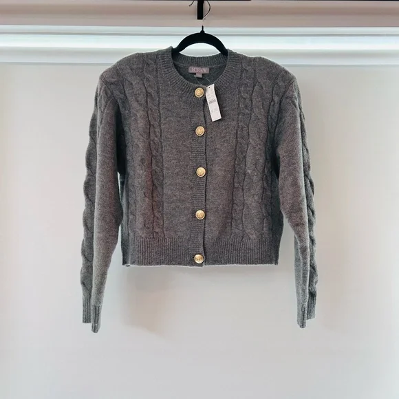 J.Crew Cable-knit Cardigan - Picture 8 of 9